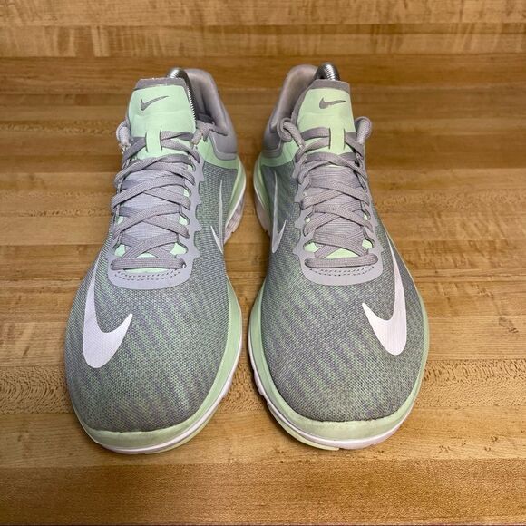Nike Womens FS Lite Run 4 Athletic Shoes Green 852468-003 Lace Up Low Top 8.5 - Picture 3 of 7